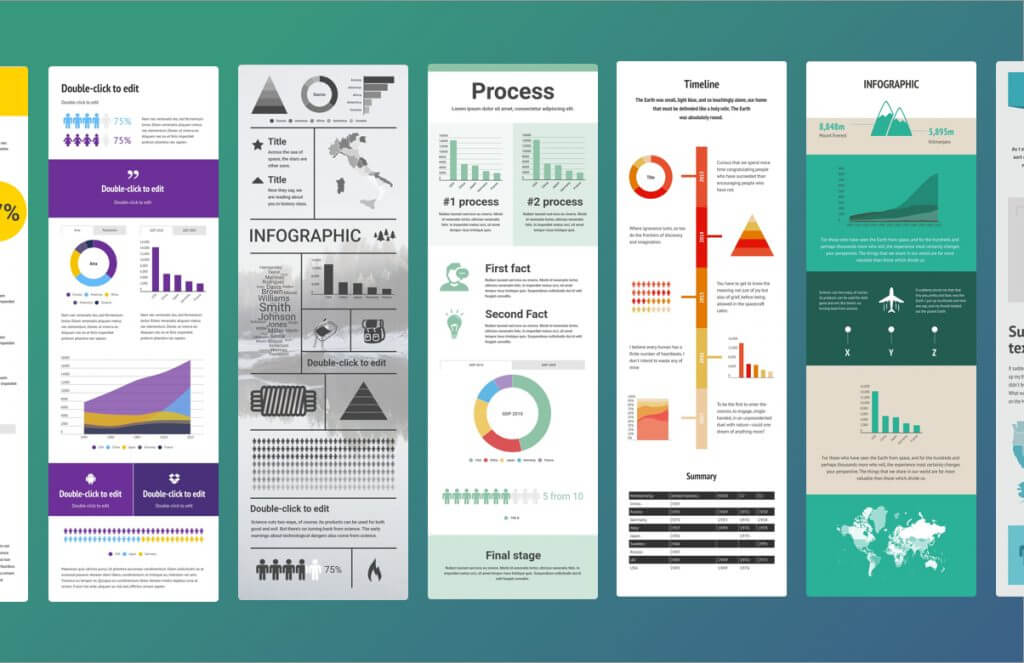 Building an infographic from scratch is no easy task, which is why our infographic templates are your new best friend. 