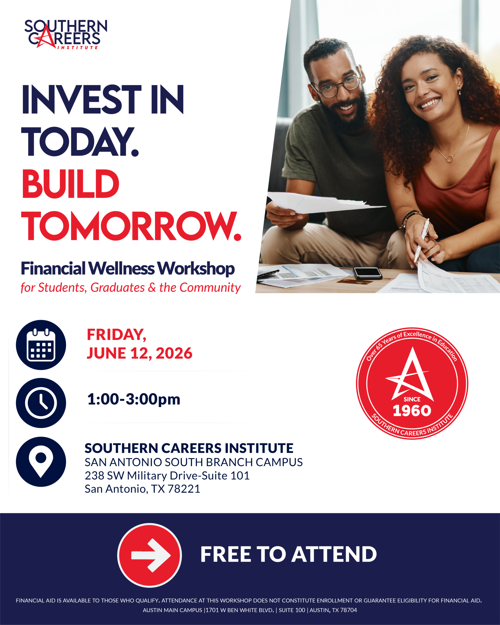 Free Financial Wellness Workshop San Antonio