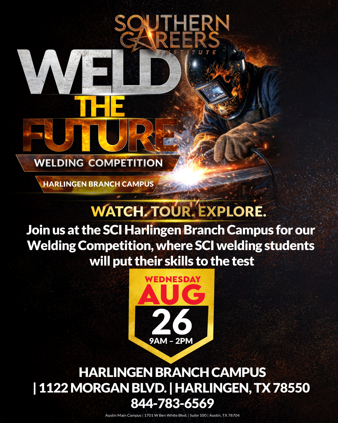 Welding competition in Harlingen TX